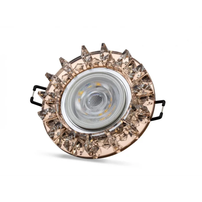BUĞZ NOAS YL65 1687 Podos Led Çerçeveli 4000K Kristal Cam Spot Kasa - Priz ve Anahtar İçin Uyumlu Çerçeve