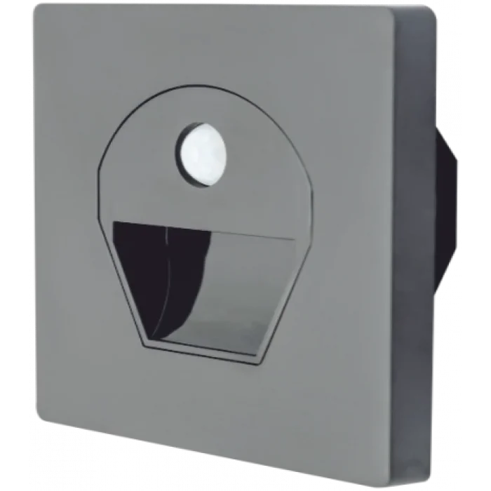  NOAS YL69 1521 1W Füme Kasa Sensörlü Koridor Aydınlatması 6400K Beyaz Işık