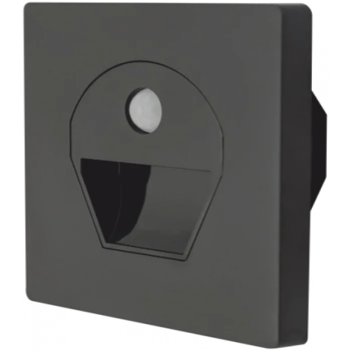  NOAS YL69 1521 1W Siyah Kasa Sensörlü Koridor Aydınlatması 6400K Beyaz Işık