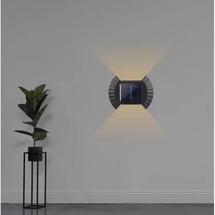 BUĞZ NOAS YL84 8001 S Led 5W Solar Aplik 3200K Gün Işığı