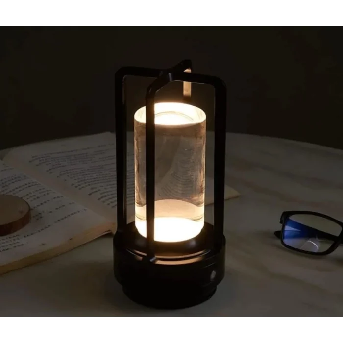 NOAS YL86 1244 Halki Siyah Şarjlı Masa Lambası 3 Renk