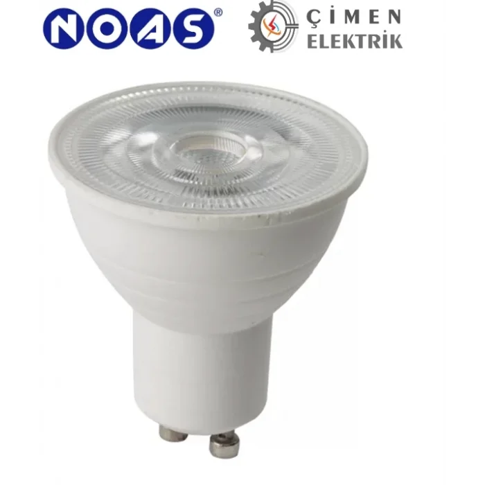 BUĞZ NOAS YL91 0702M 7W Mercekli Led Çanak Ampül 3200K Günışığı GU10 Duy