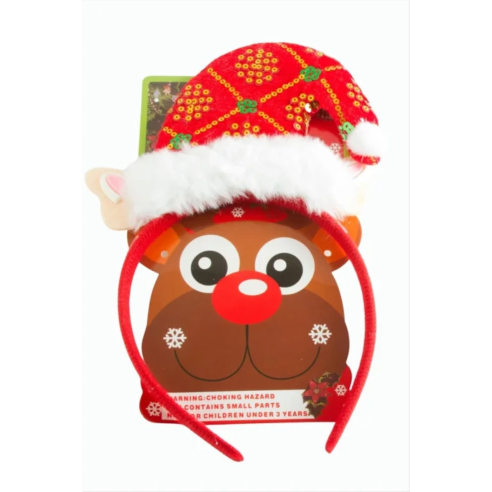 BUĞZ Noel Baba Şapkası Yılbaşı Taç