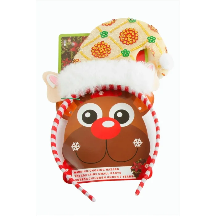 BUĞZ Noel Baba Şapkası Yılbaşı Taç