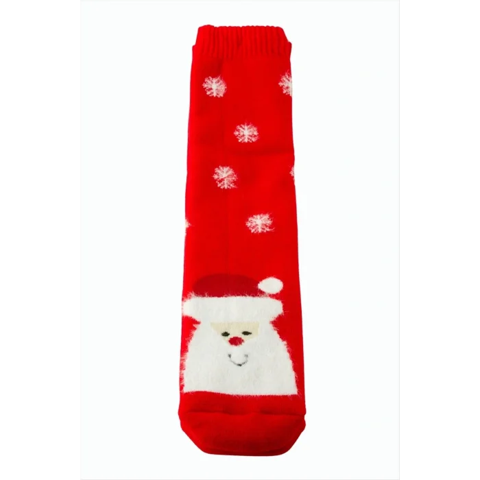 BUĞZ Noel Baba Yılbaşı Kalın Penye Çorap