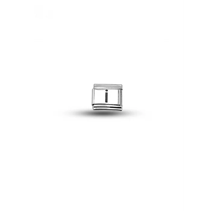 BUĞZ İ Harf Charm | Çelik Bileklik Aksesuarı | Kişiye Özel Harf Modülü | Minimal & Şık