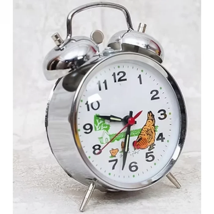  Nostaljik Kurmalı Horozlu Çalar Saat Büyük Boy