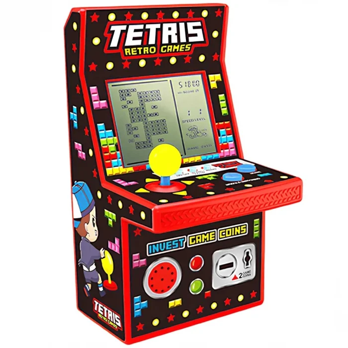 BUĞZ Nostaljik Mini Tetris Oyun Konsolu XY9029A - 1 Adet Stokta Olan Renk Gönderilir