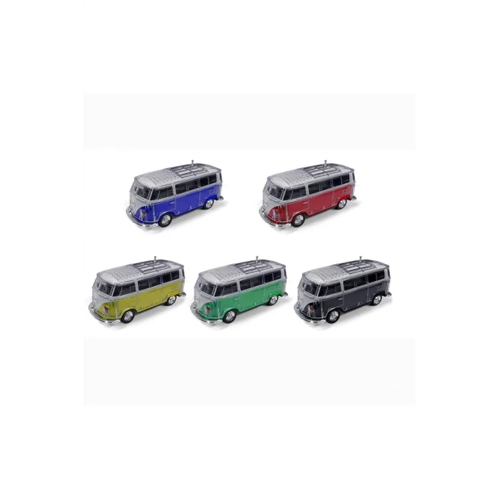 BUĞZ Nostaljik minibüs tasarımlı siyah bluetooth hoparlör FM radyo SD kart USB destekli