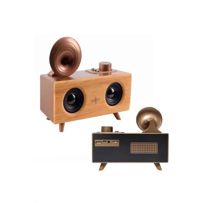  Nostaljik Radyo Bluetooth Bağlantılı Şarjlı Yüksek Ses Kaliteli