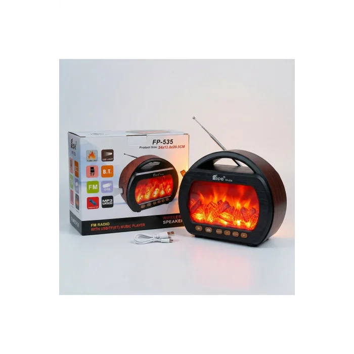 BUĞZ Nostaljik radyo Bluetooth özellikli, el fenerli, çok renkli, 2 yıl garantili - Elektronik