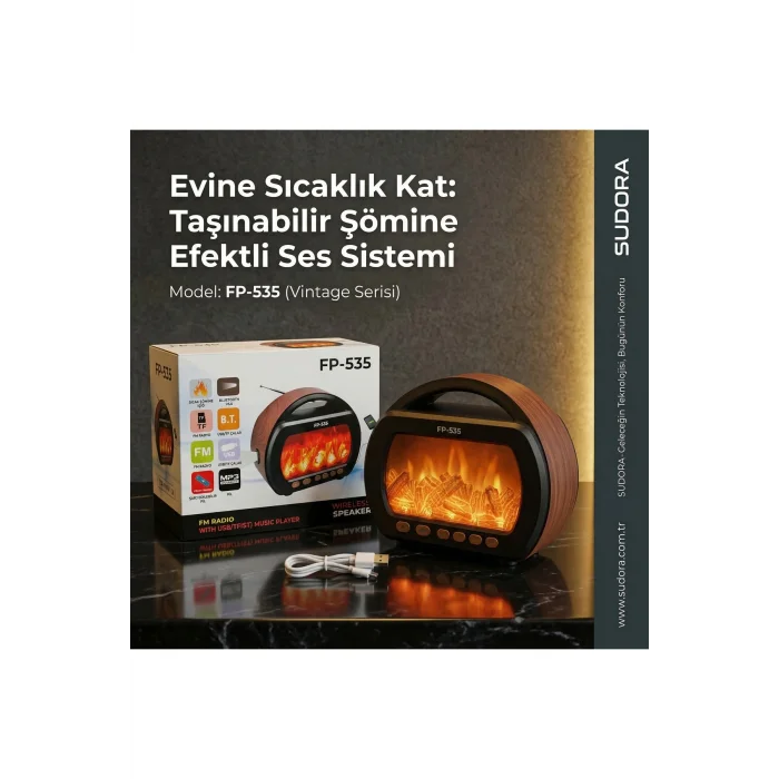 BUĞZ Nostaljik radyo Bluetooth özellikli, el fenerli, çok renkli, 2 yıl garantili - Elektronik