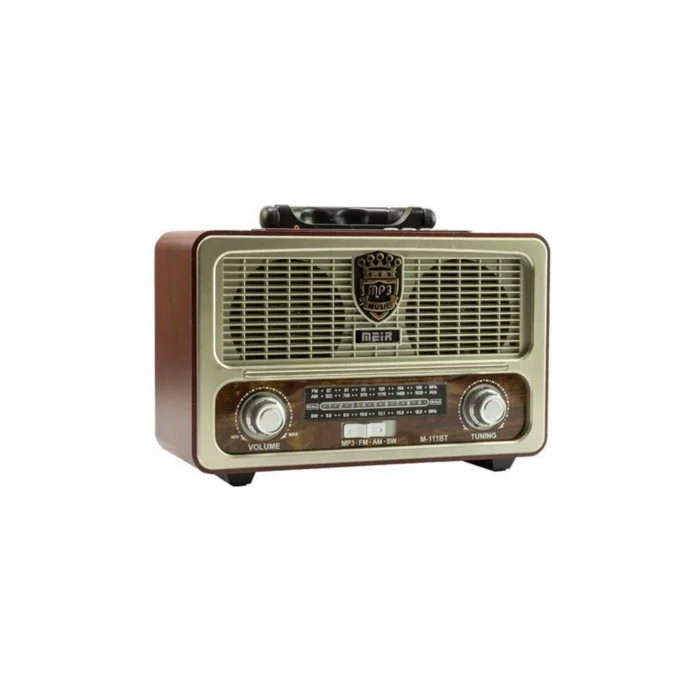 BUĞZ Nostaljik radyo bluetooth özellikli usb sd girişli fm radyo çok renkli 2 yıl garantili