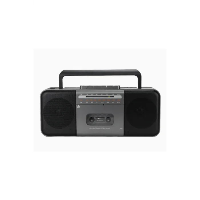 BUĞZ Nostaljik radyo FM radyo USB MP3 çalar kablosuz hoparlör Bluetooth gri 2 yıl garantili