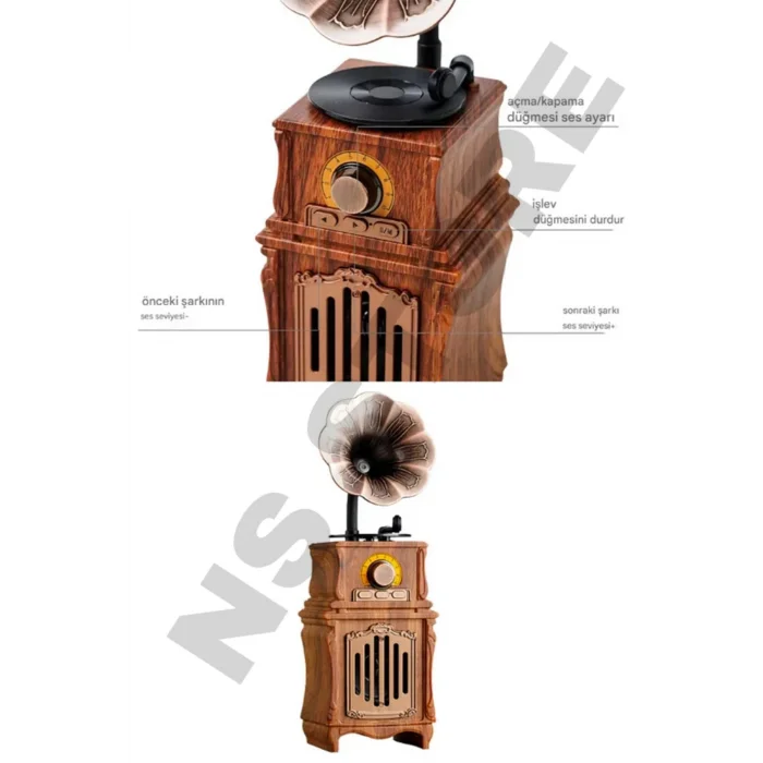 BUĞZ Nostaljik Radyo - Renk: Kahverengi, Bluetooth, Özellik: Kablosuz | Teknik Özellikleri ve Kullanım