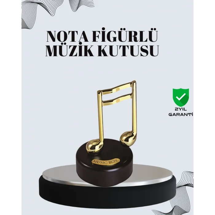 BUĞZ Nota Figürü Müzik Kutusu Melodious Model