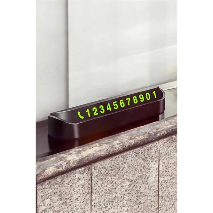 BUĞZ Numaralık Araç İçi Araba Araç Park Numaratör Telefon Numarası Yazma