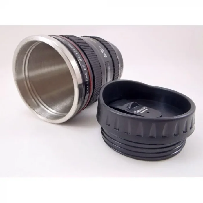  Objektif Görünümlü Termos Bardak