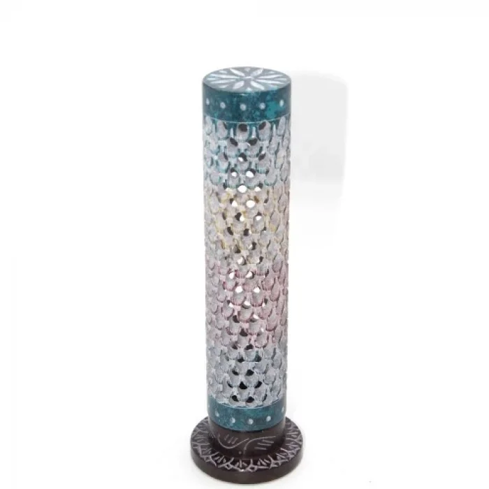  Obsidian Taşı İşlemeli Kule Tütsülük Model 5