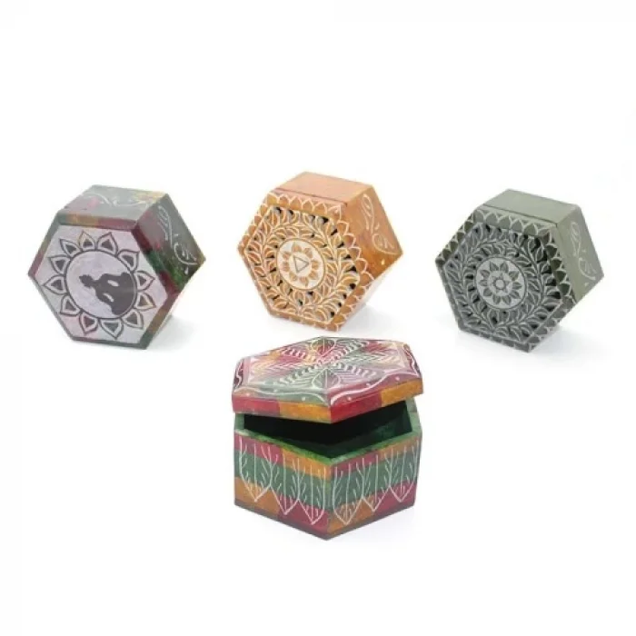  Obsidian Taşı Kutu Model 6