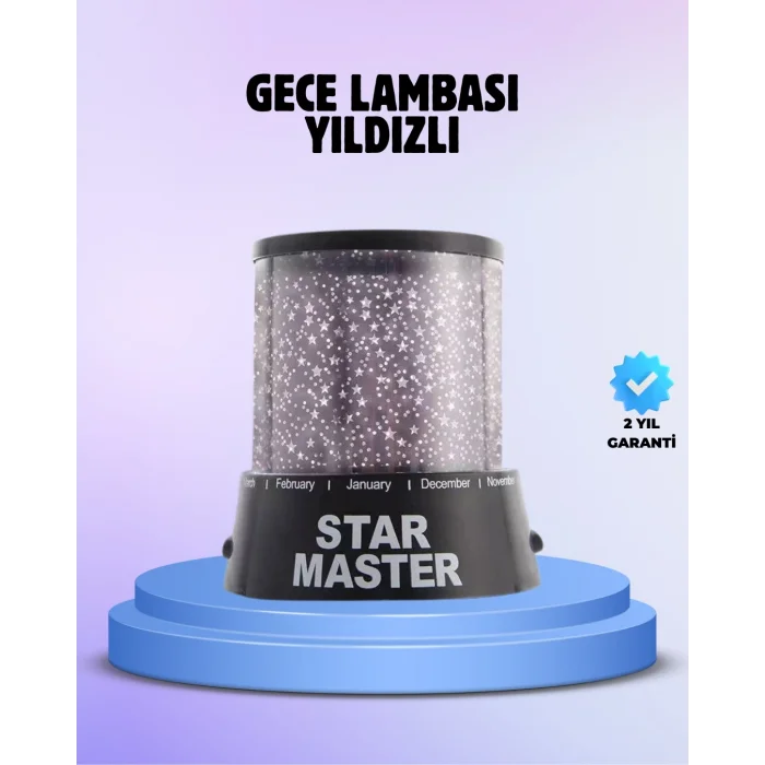 BUĞZ Odayı Yıldızlarla Dolduran Galaxy Efektli LED Projektör Işık