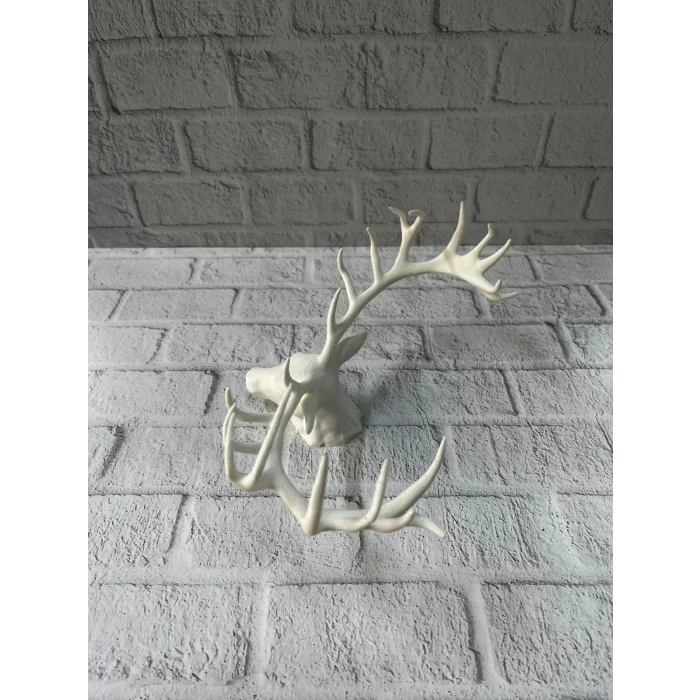 BUĞZ odern Geyik Başı Biblo 25 cm Zarif Masa Üstü Dekor - Lisinya