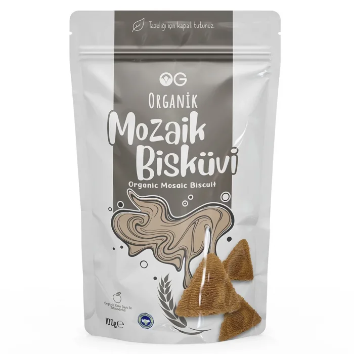 BUĞZ OG Natural Organik Mozaik Bisküvi (100 gr)