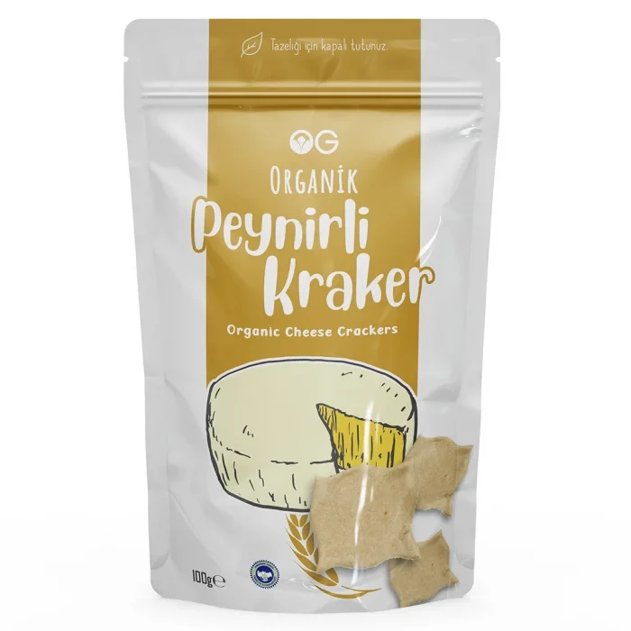 BUĞZ OG Natural Organik Peynirli Kraker (100 gr)