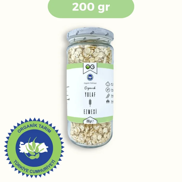BUĞZ OG Natural Organik Yulaf Ezmesi 2li Set +6 Ay (210 gr)