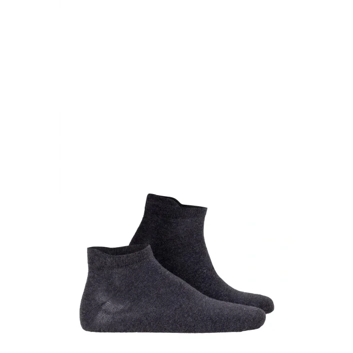 BUĞZ Oil Company Antrasit Bambu Patik Çorap UNISEX