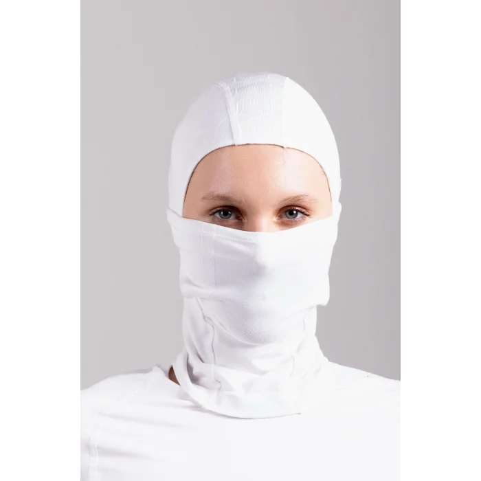 BUĞZ Oil Company Beyaz Balaklava Termal Kar Maskesi Unisex