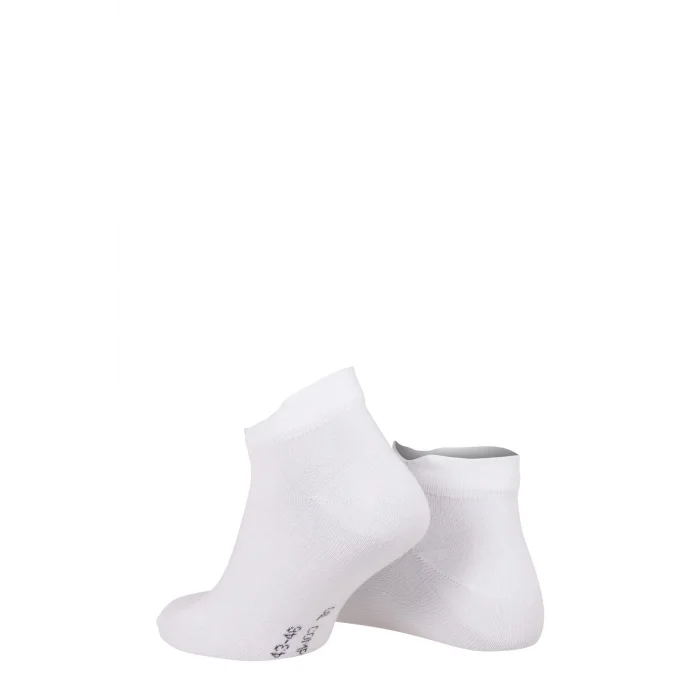 BUĞZ Oil Company Beyaz Bambu Patik Çorap Unisex