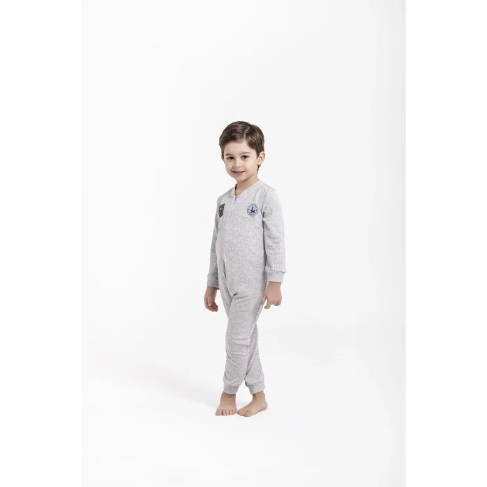 BUĞZ Oil Company Ekru Unisex Çocuk Tulum