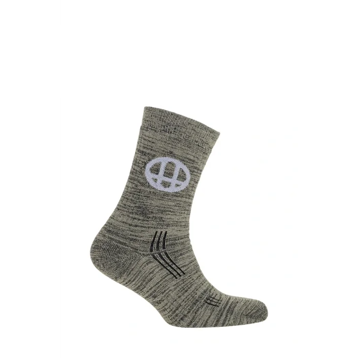 BUĞZ Oil Company Haki Termal Yün Çorap Unisex