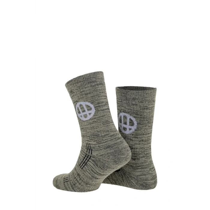 BUĞZ Oil Company Haki Termal Yün Çorap Unisex