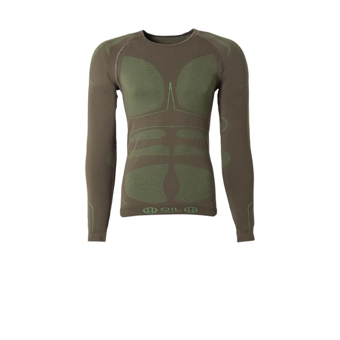 BUĞZ Oil Company Haki Unisex Termal İçlik Üst Seamless III. Seviye Pro