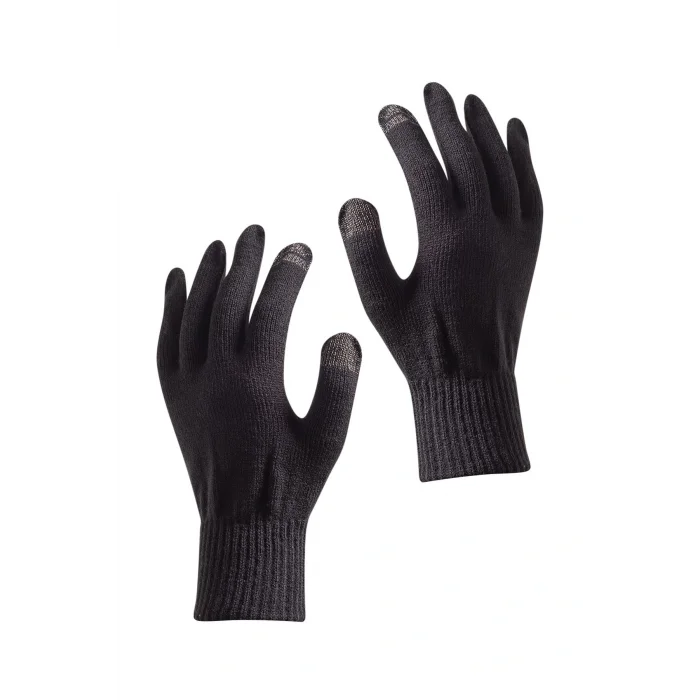 BUĞZ Oil Company Soft Parmak Touch Siyah Eldiven Dokunmatik Parmak Unisex