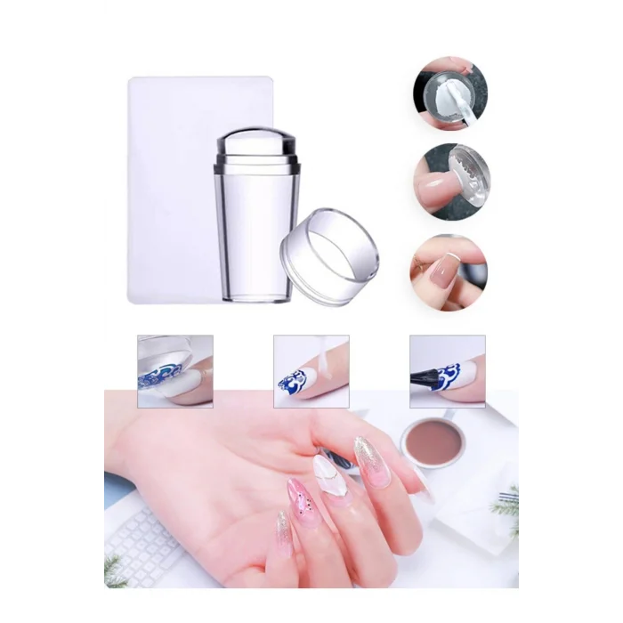 BUĞZ Oje Baskısı İçin Silikon Başlıklı Transfer Dizayn Baskı Aparatı