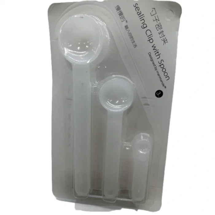 BUĞZ Ölçme Kaşıklı Poşet Klipsi 3lü Paket