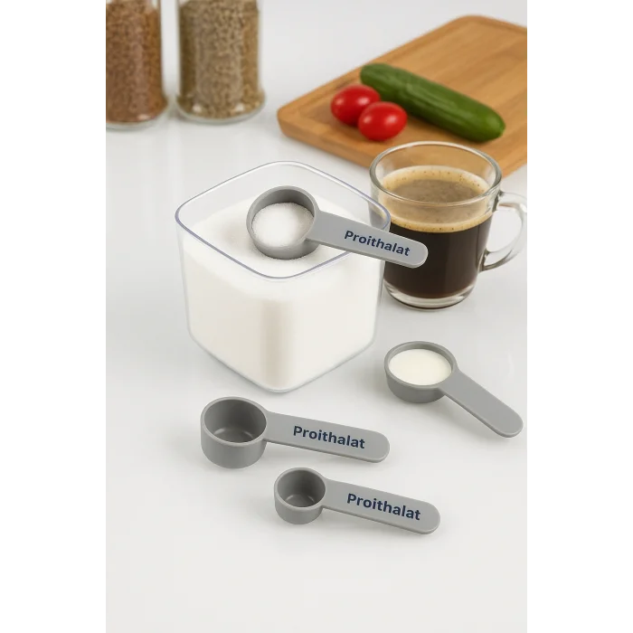 BUĞZ Ölçü Kaşığı Şeker Kahve Un Erzak Ölçü Kaşığı - 3 lü Ölçü Kaşığı