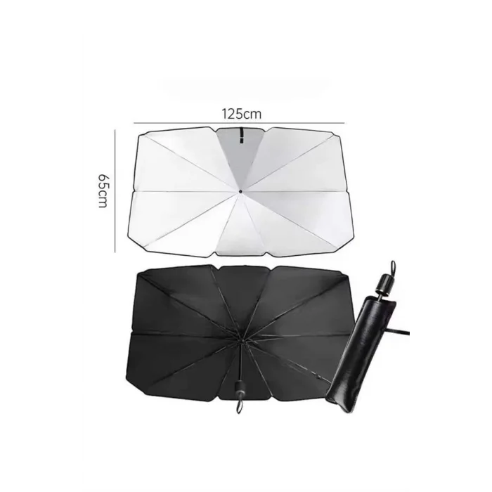  Ön Cam Güneşlik Şemsiye Tüm Araçlar İçin Araba Katlanabilir Güneşlik