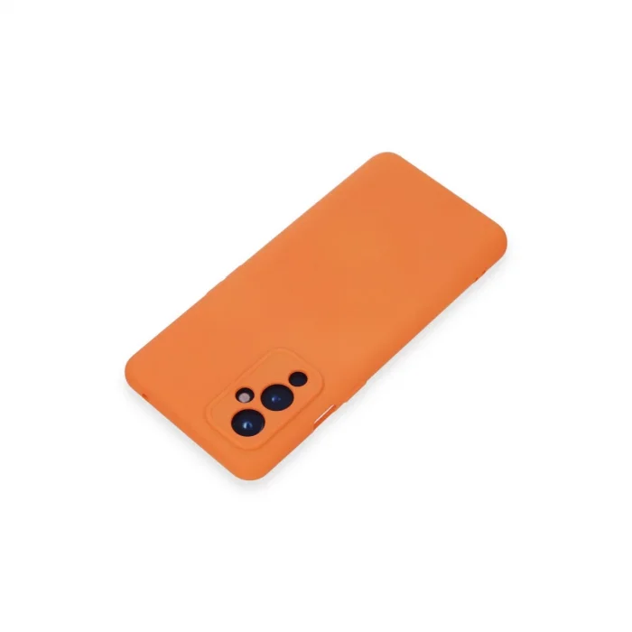 BUĞZ One Plus 9 Kılıf Nano İçi Kadife Silikon - Turuncu