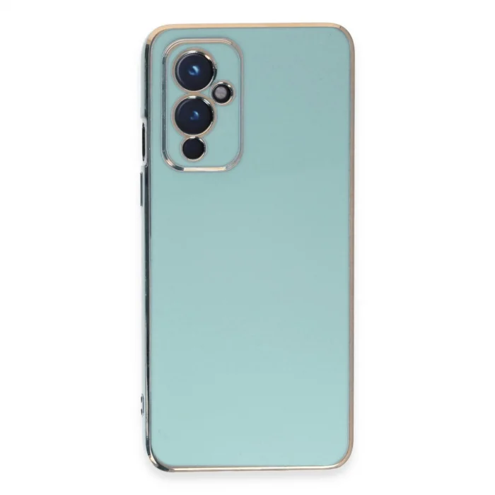 BUĞZ One Plus 9 Kılıf Volet Silikon - Açık Yeşil