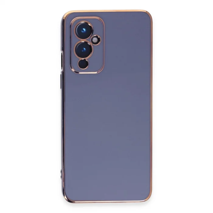 BUĞZ One Plus 9 Kılıf Volet Silikon - Mavi