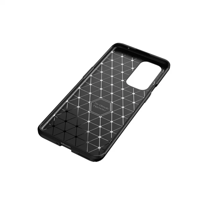 BUĞZ One Plus 9 Pro Kılıf Auto Focus Karbon Kapak - Siyah