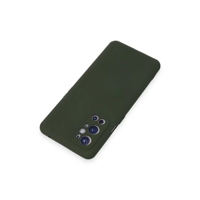 BUĞZ One Plus 9 Pro Kılıf Nano İçi Kadife Silikon - Koyu Yeşil