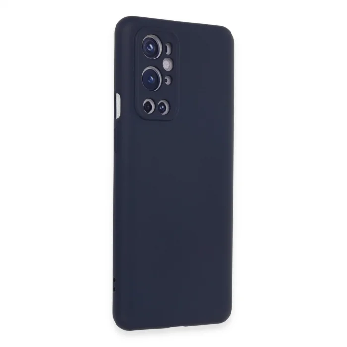 BUĞZ One Plus 9 Pro Kılıf Nano İçi Kadife Silikon - Lacivert