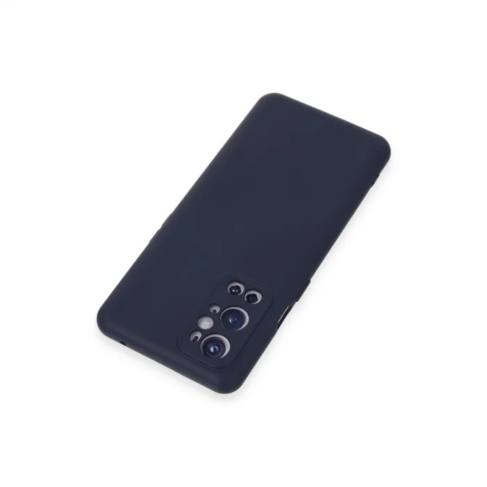 BUĞZ One Plus 9 Pro Kılıf Nano İçi Kadife Silikon - Lacivert