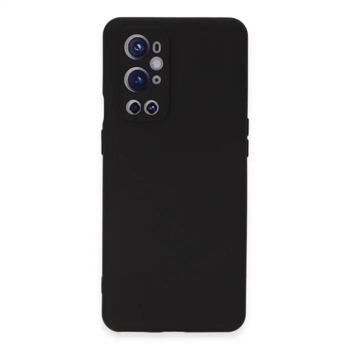 BUĞZ One Plus 9 Pro Kılıf Nano İçi Kadife Silikon - Siyah
