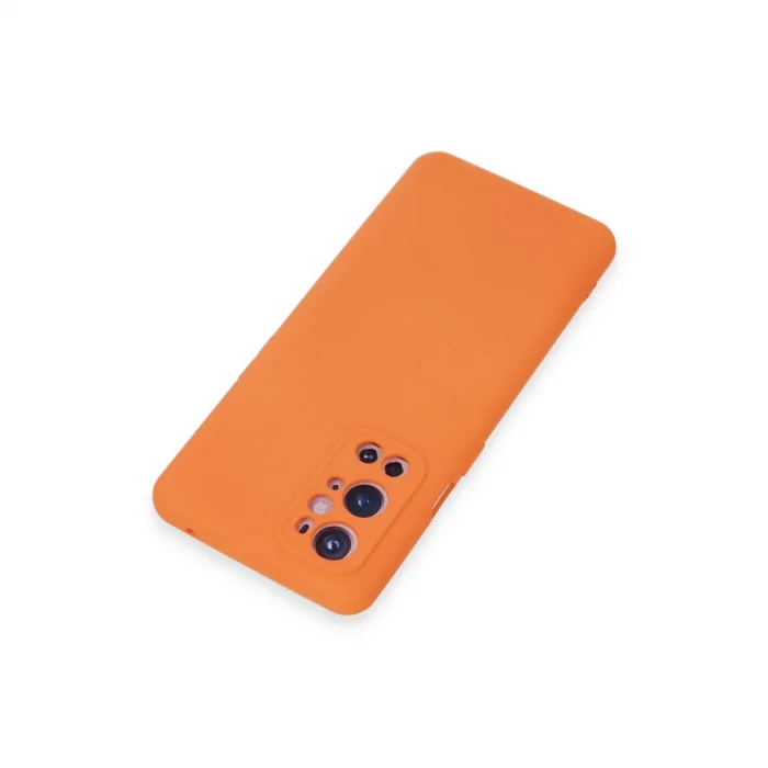 BUĞZ One Plus 9 Pro Kılıf Nano İçi Kadife Silikon - Turuncu